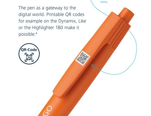 Kalem baskılarının, Almanya’da hazırlanmasını tercih eden müşterilerimiz.Sizin  için QR kod baskılı Schneider kalemler hazırlayabiliyoruz.